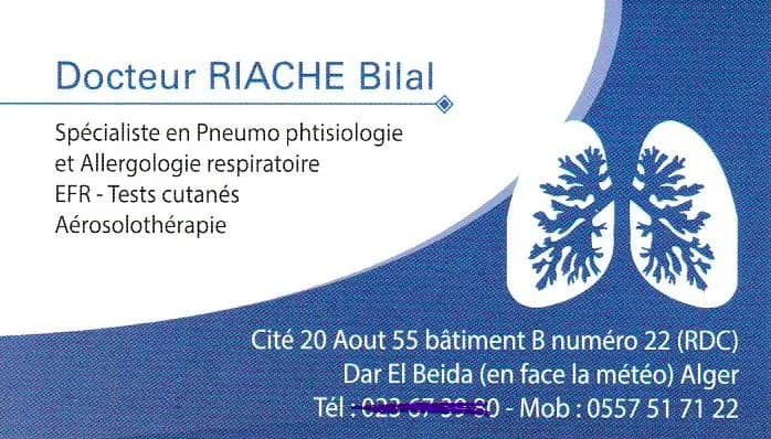 Dr Bilal RIACHE
