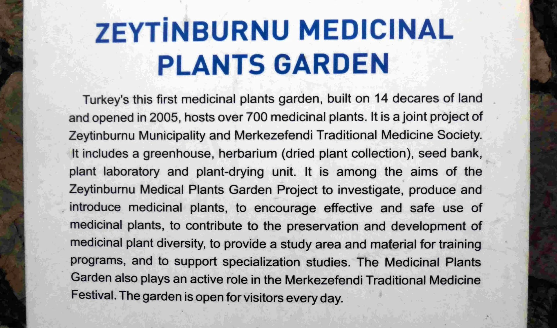 Jardin des Plantes Médicinales de Zeytinburnu - Photo 3